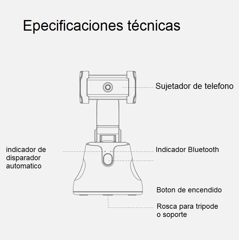 Soporte Para Celular Rotación 360°