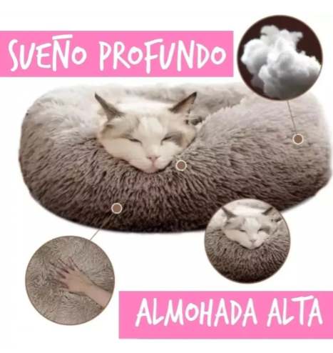 Cama Mascota Antiestres Felpa RELAXPETS™