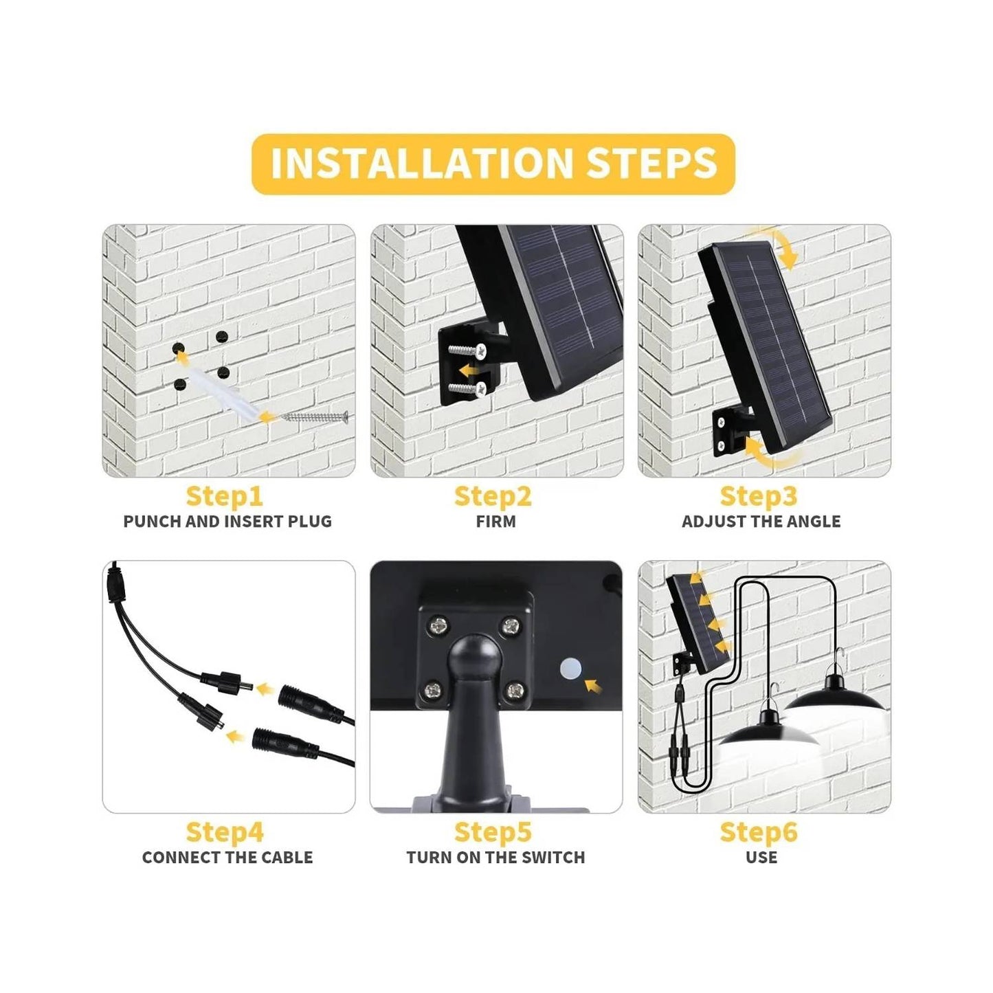 Lámpara Solar Led Colgante / Control 240