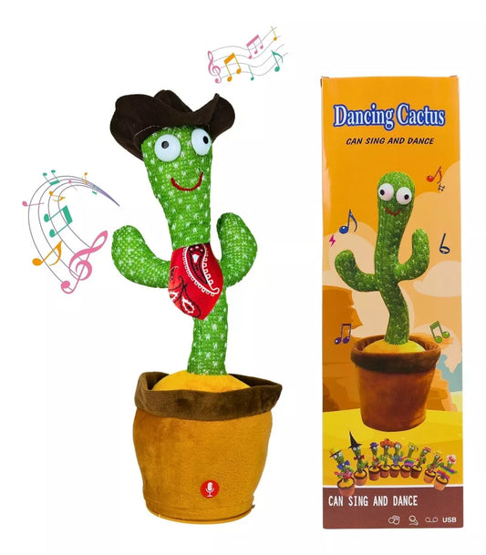 ⭐ Cactus Bailarín Imita Voz Musica vaquero